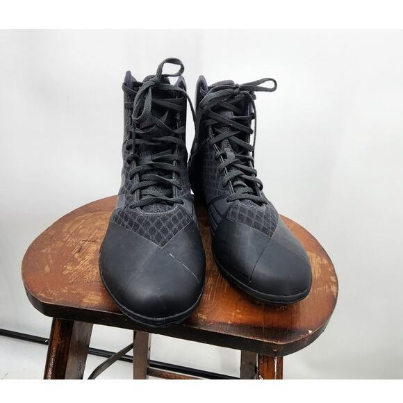 New NWOB Adidas Mat Wizard 4 Wrestling Shoes‎ Size 9 Black main image 6